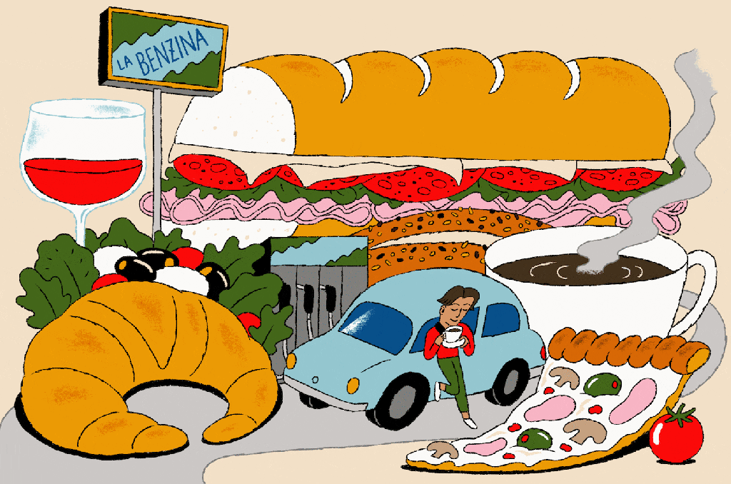 The case for eating at Italian gas stations